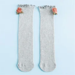 Lawadka 1-8T New Cotton Baby Girls Socks Princess Children's Knee High Socks For Toddler Girl Clothing Accessories One Size New - Image 6